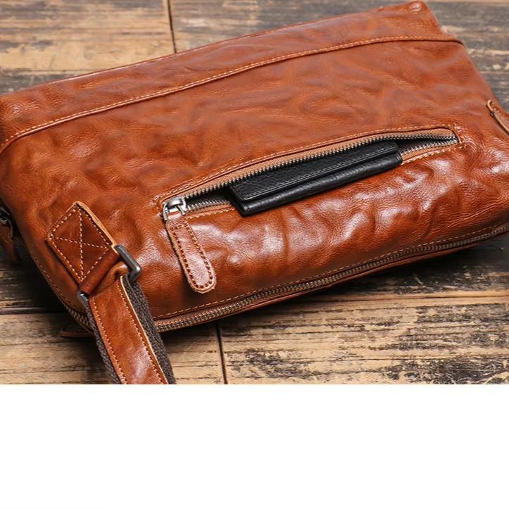 Jacob | Men's Genuine Leather Crossbody Satchel Messenger Travel Bag
