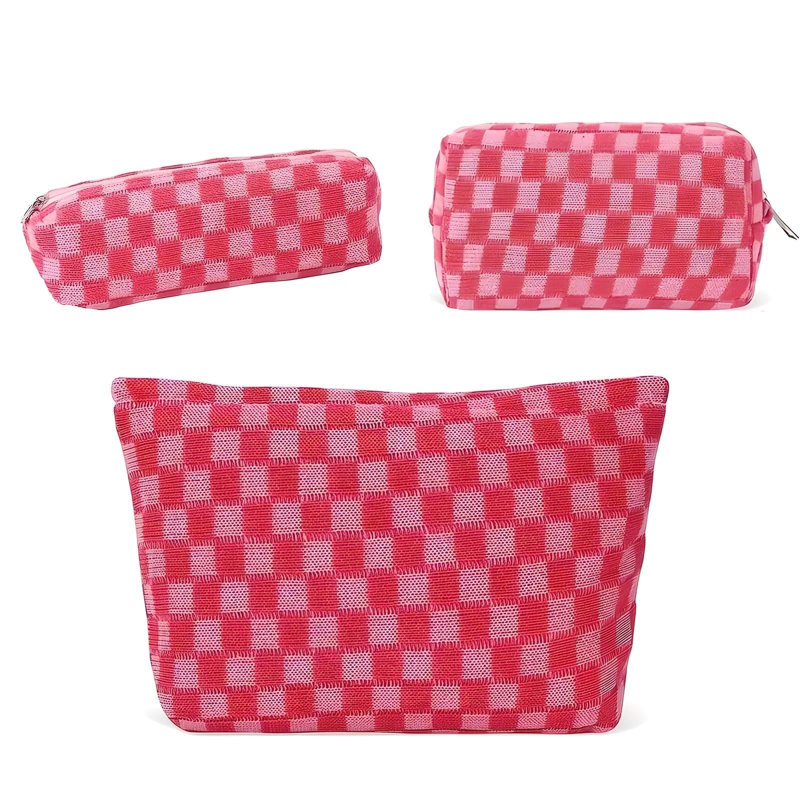 Jessica | Women's Travel 3-Piece Cosmetic Makeup Bag Set