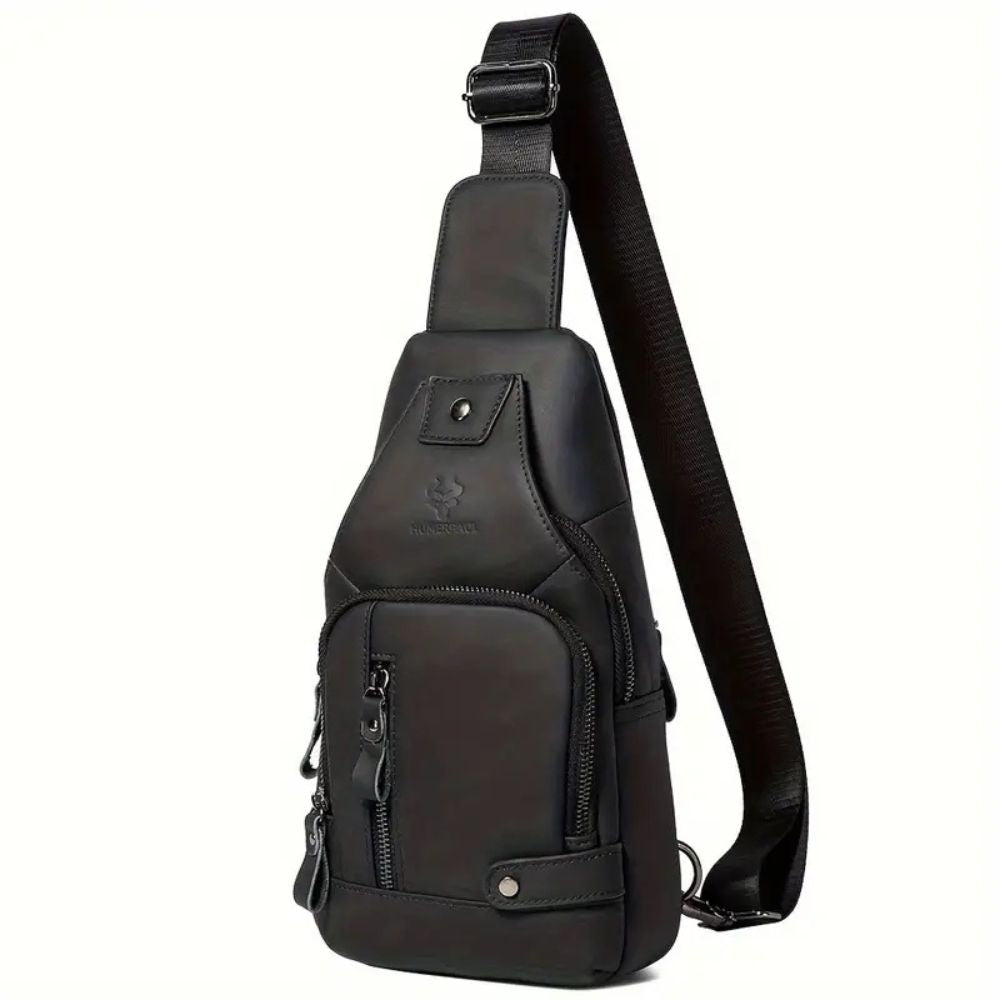 Logan | Men's Genuine Leather Travel Crossbody Bag