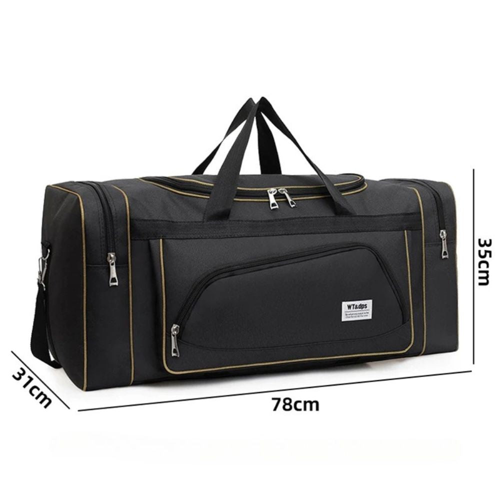 Men's Extra-Large Oxford Weekender Travel Duffle Bag