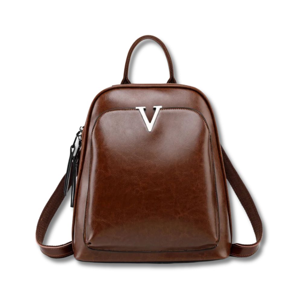 Elise | Women's Convertible Leather Travel Backpack Rucksack