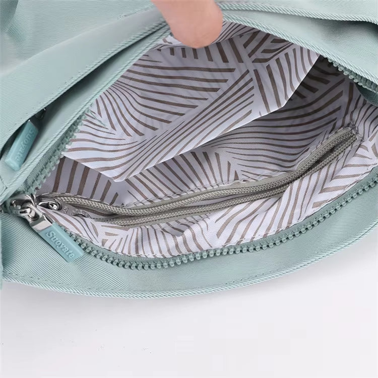 Ava | Women's Nylon Multi-Pocket Crossbody Messenger Bag