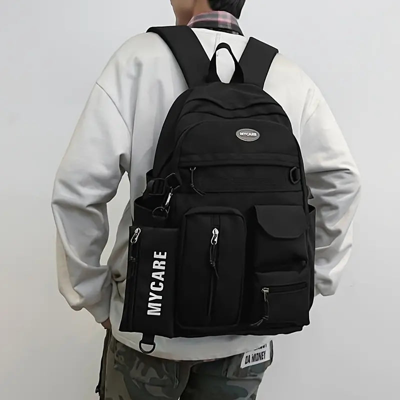 High-Capacity Waterproof Laptop Backpack