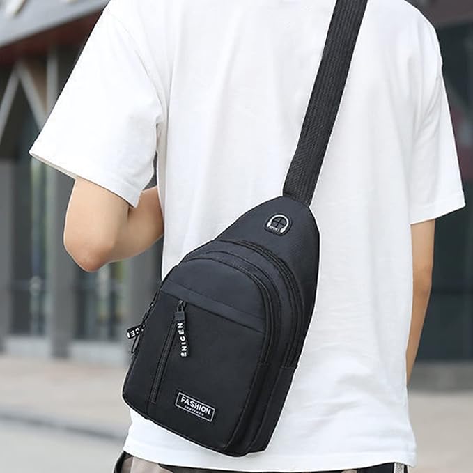 Liam | Men's Vintage Canvas Crossbody Sling Bag