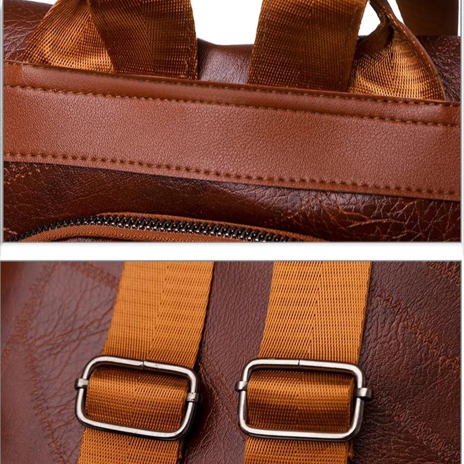 Catherine | Elegant & Durable Leather Women's Travel Backpack