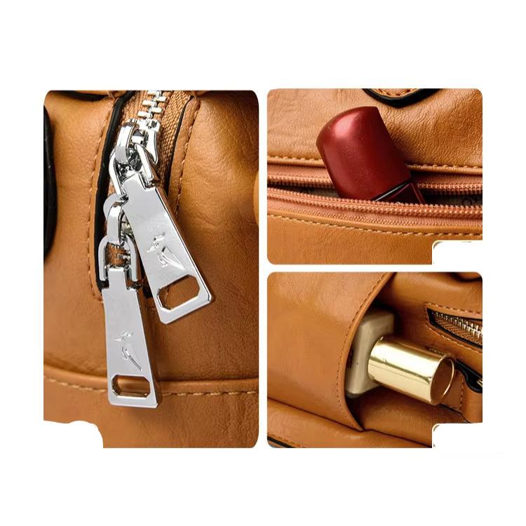 Stella | Vintage Leather Women's Travel Backpack