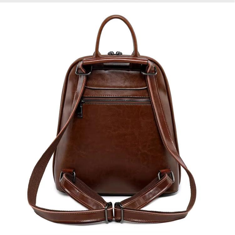 Elise | Women's Convertible Leather Travel Backpack Rucksack