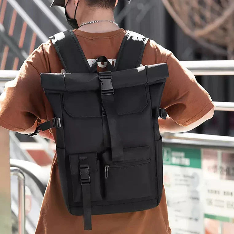 Jackson | Men's Waterproof Roll Top Rucksack Laptop Travel Backpack