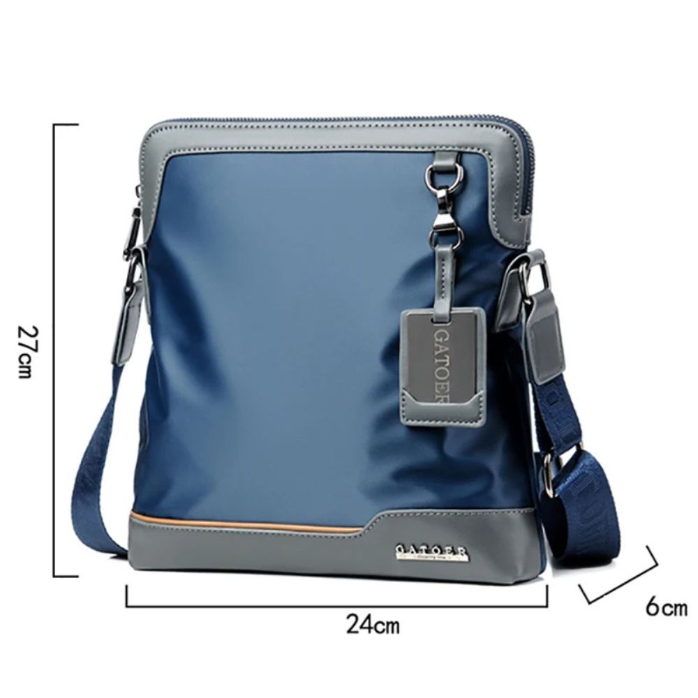 Nylah | Men's Waterproof Oxford Crossbody Travel Bag