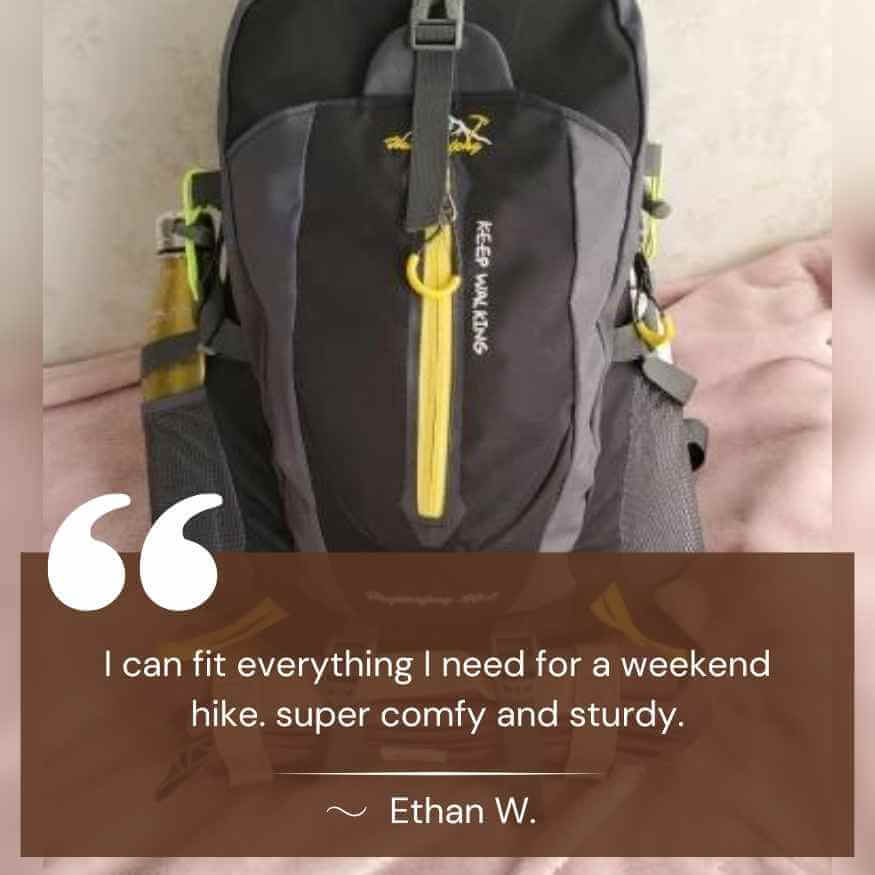 40L Waterproof Hiking Backpack Large-Capacity Travel Rucksack