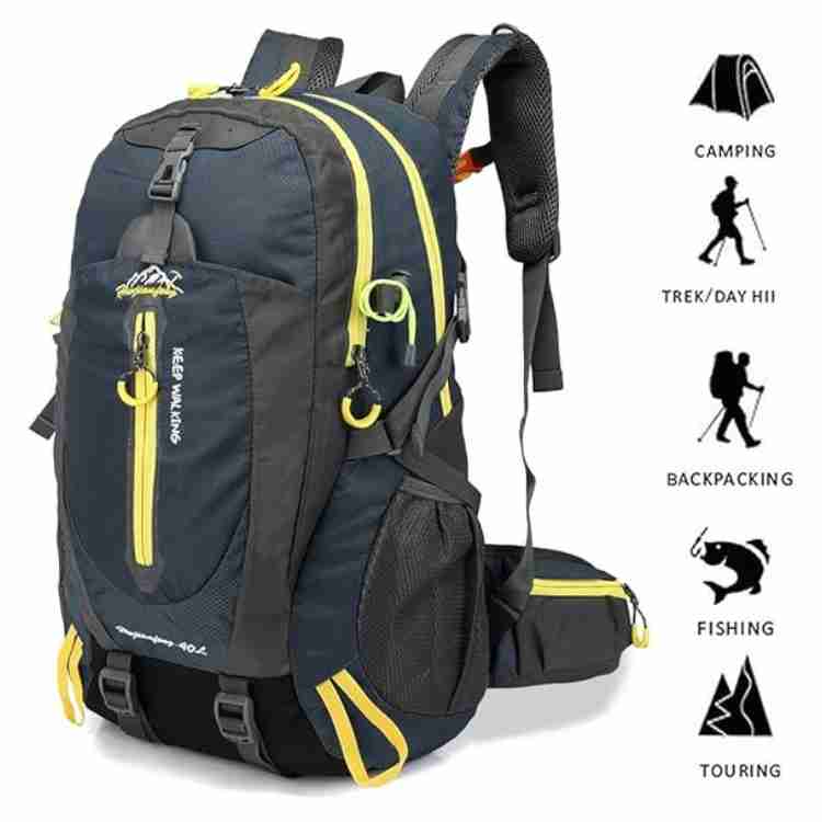 40L Waterproof Hiking Backpack Large-Capacity Travel Rucksack