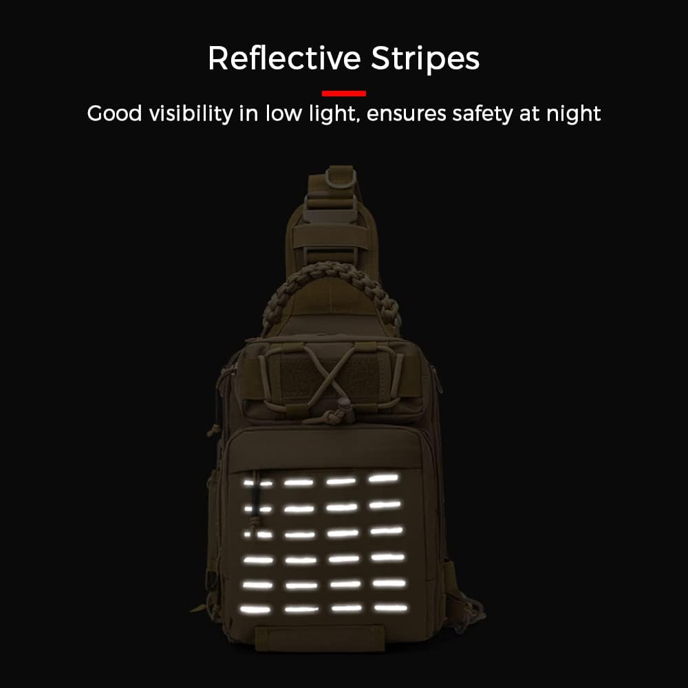 Compact Fishing Sling Bag with Organised Gear Compartments