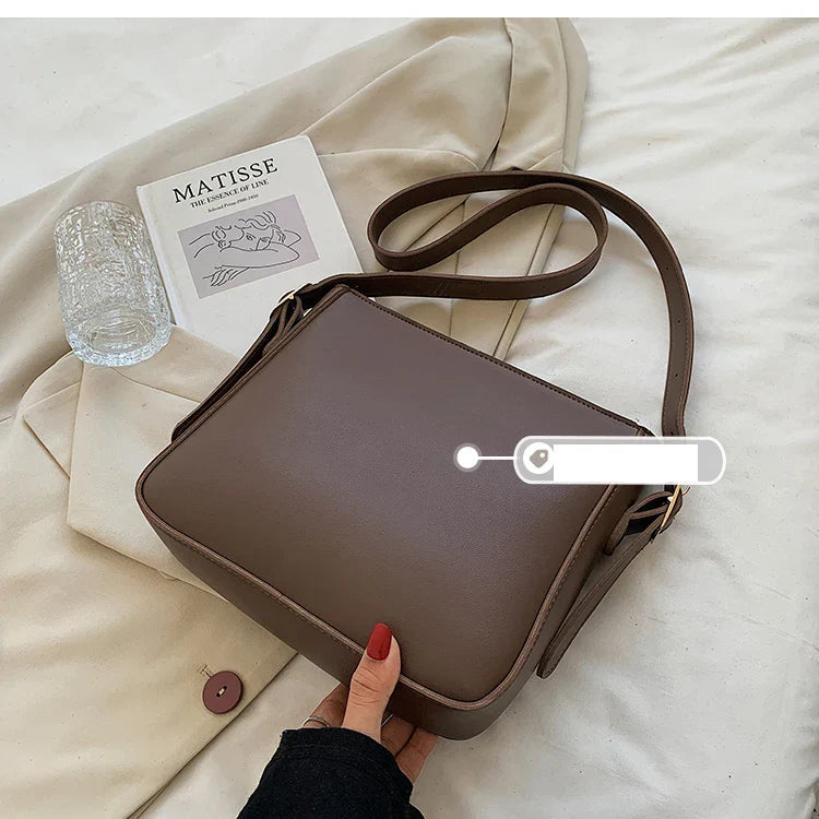 Everly | Women's Large Capacity PU Leather Crossbody Messenger Sling Bag