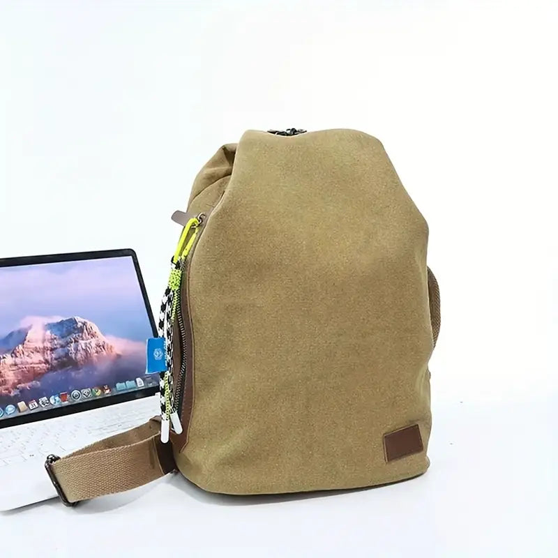 Alex | Women's Large Vintage Canvas Crossbody Messenger Sling Travel Bag
