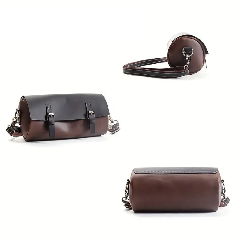 Men's Durable Drawstring Crossbody Messenger Bag