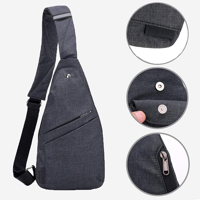 Men's Anti-Theft Crossbody Sling Chest Bag