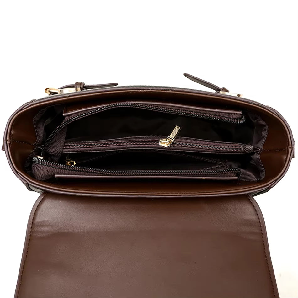 Lily | Women's Elegant Faux Leather Crossbody Handbag