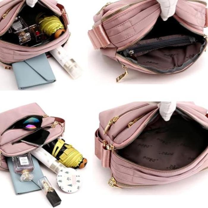 Women's Waterproof Multi Pocket Crossbody Sling Handbag