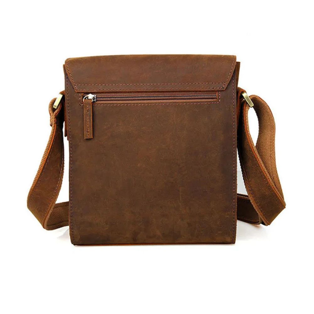Jacob | Men's Leather Crossbody Messenger Bag