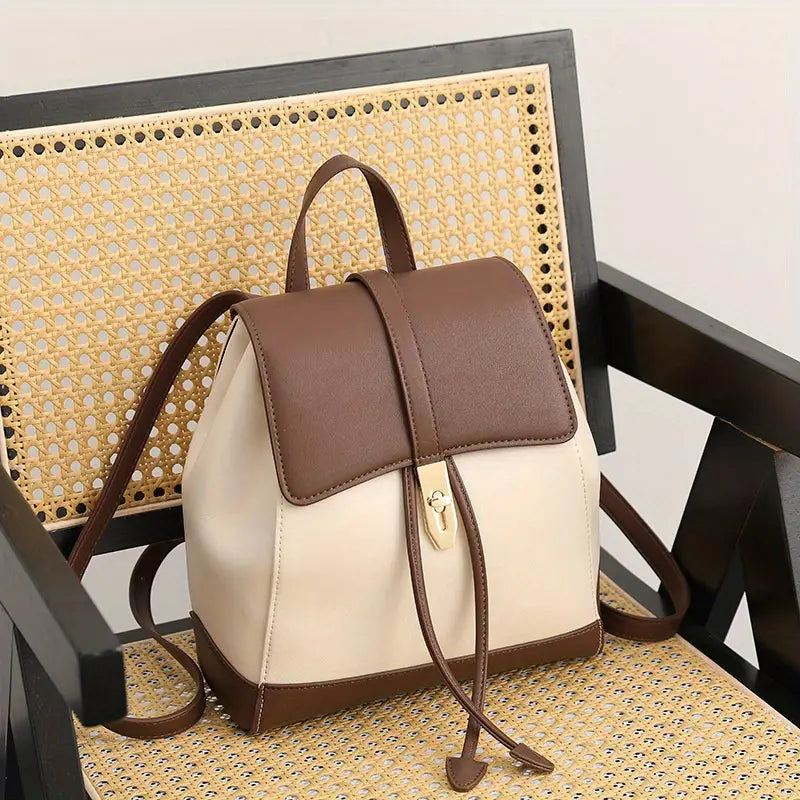 Alea | Women's Vintage Leather Drawstring Backpack