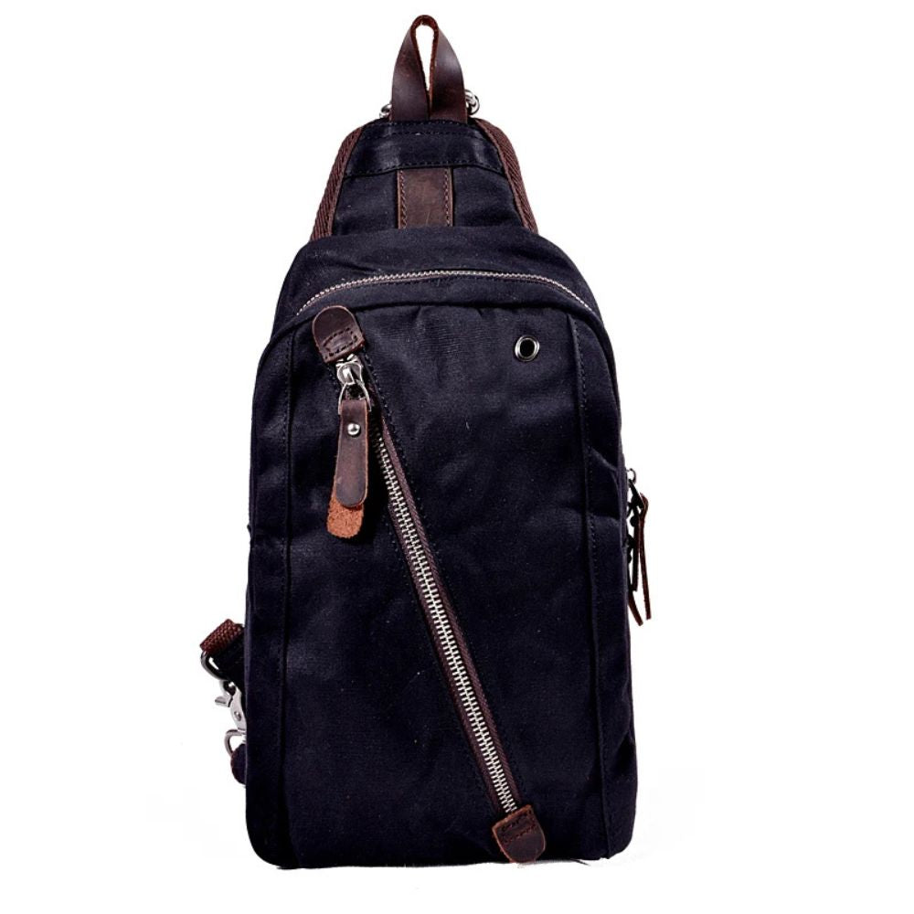 Harry | Men's Waxed Canvas Crossbody Bag