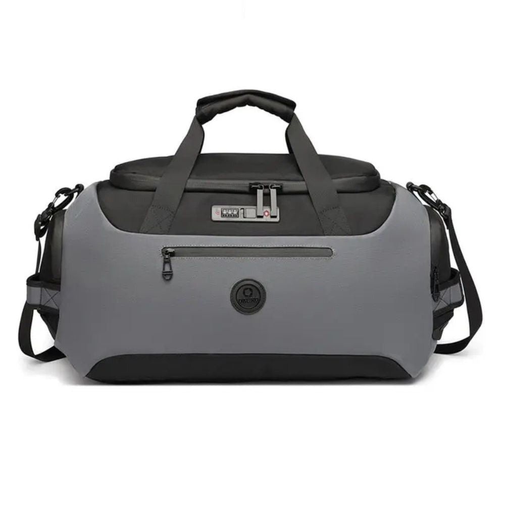 Men's Large Oxford Sports Gym Travel Duffle Bag with Wet/Dry Compartment