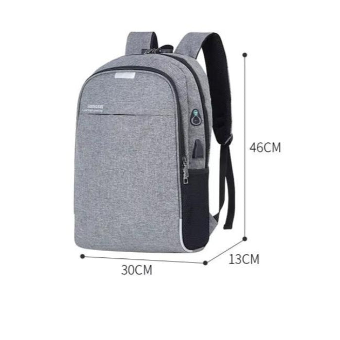 Atlas | Men's Anti-Theft Business Laptop Backpack with USB & Headphone Ports