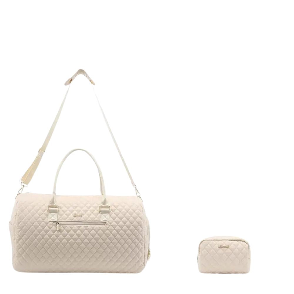 Women's Weekender Travel Duffle Bag with Toiletry Pouch