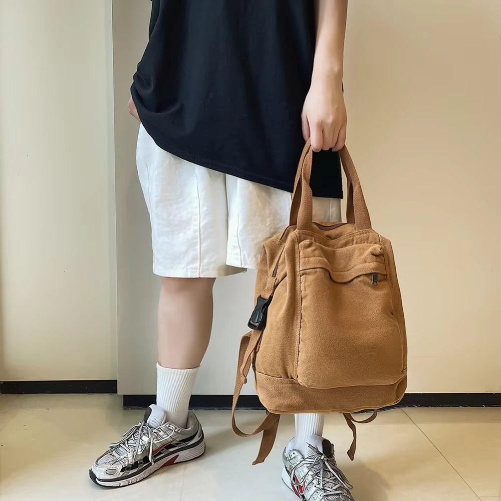 Maddison | Women's Foldable Canvas Daypack Travel Backpack
