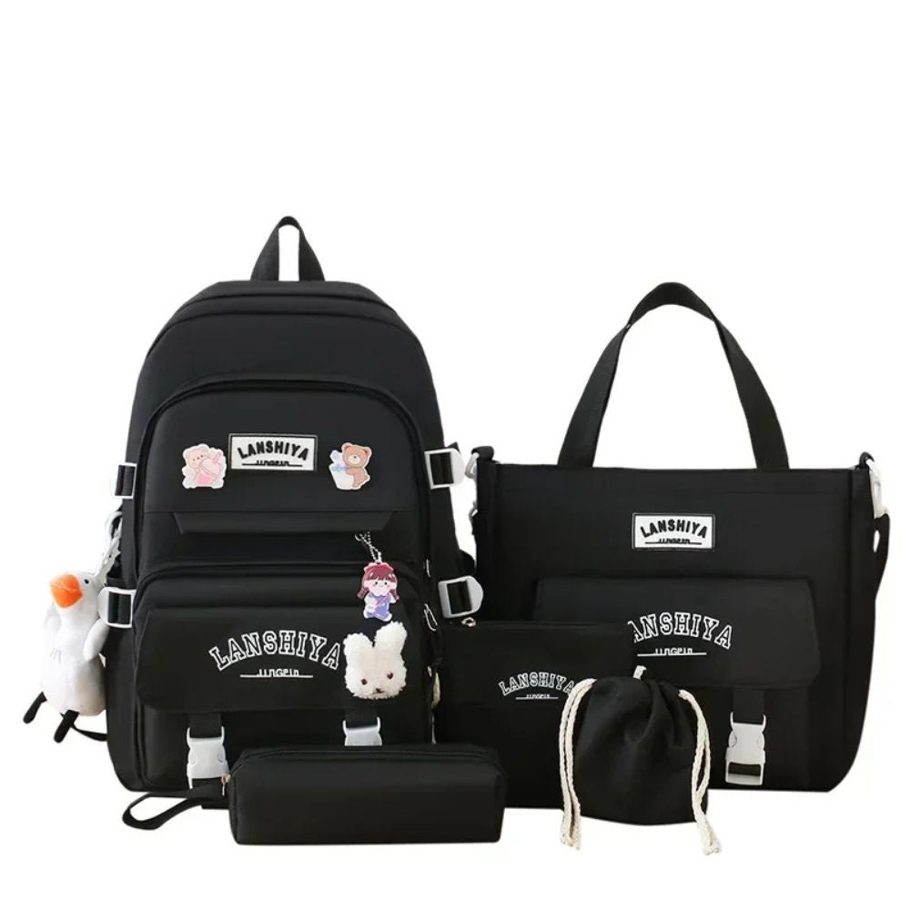 Bailey | Women's Large Capacity Waterproof Daypack Travel Backpack Set