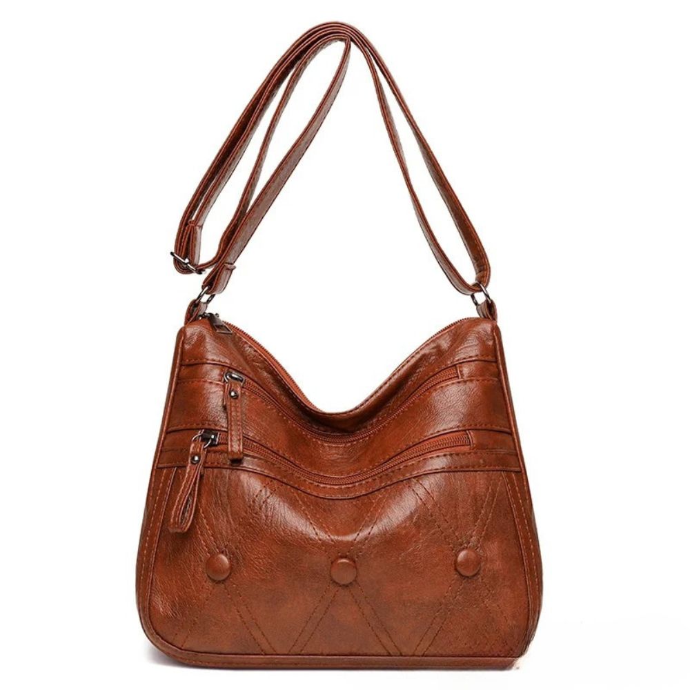 Elsie | Women's Leather Crossbody Messenger Bag