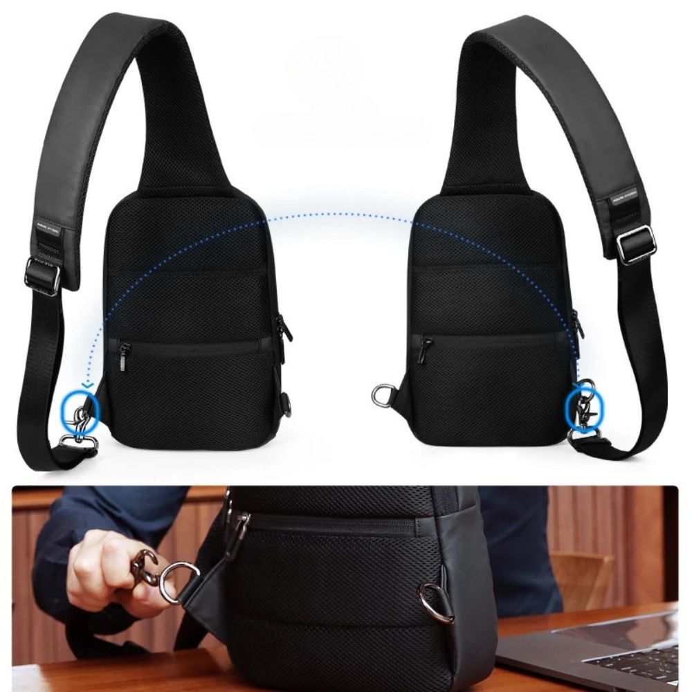 Hayden | Men's Multifunctional Waterproof Crossbody Bag