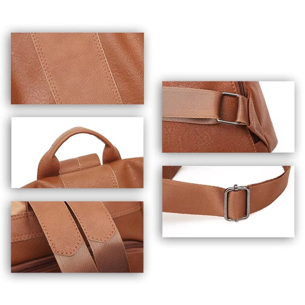 Azalea | Women's Waterproof Leather Travel Backpack