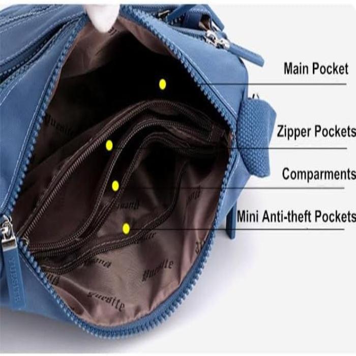 Isabella | Women's Multi-Pocket Travel Crossbody Bag