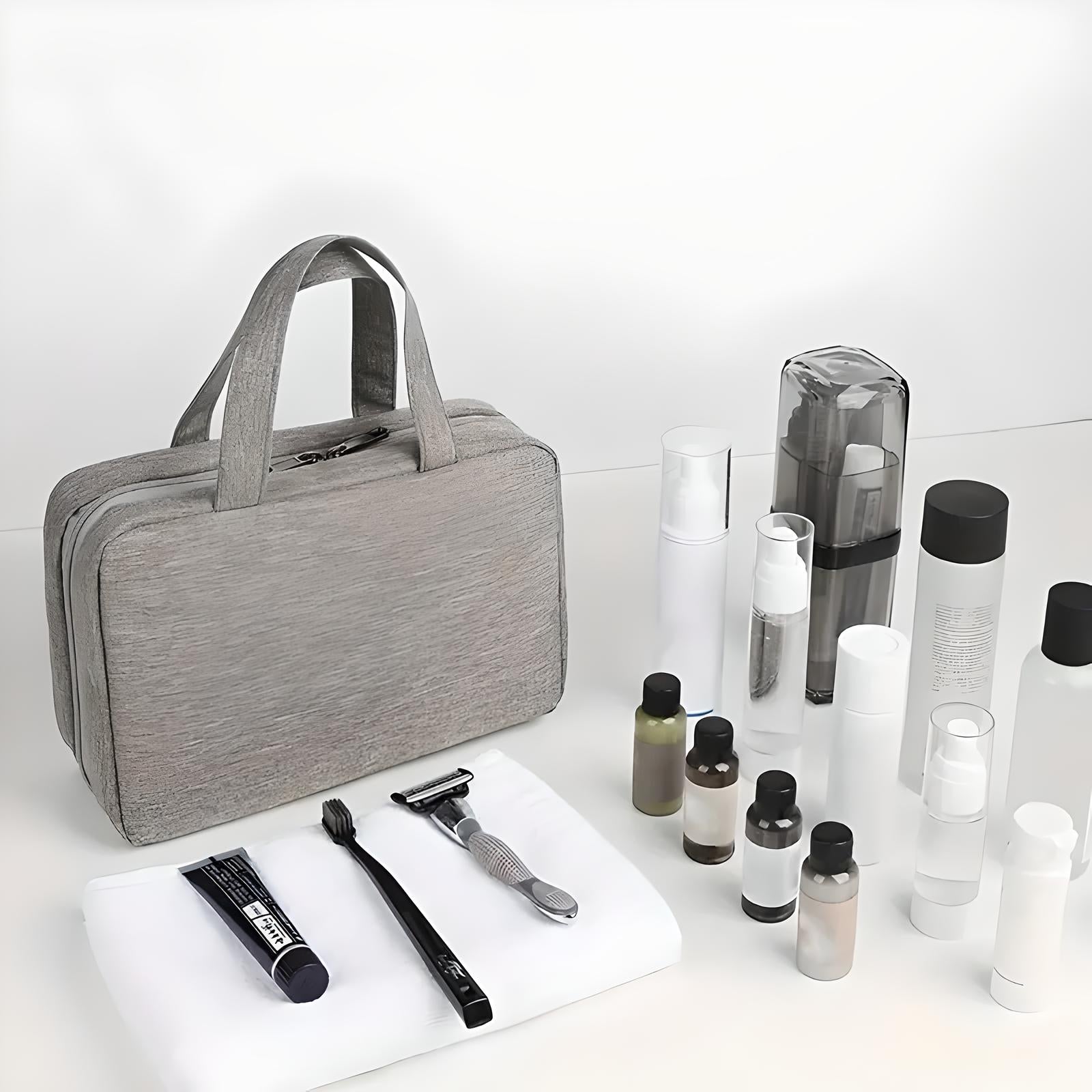 Sam | Multi-Compartment Hanging Toiletries Organiser Bag