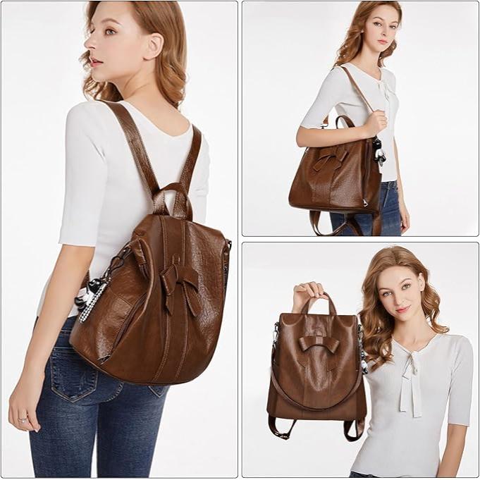 Amelia | Chic Women's Cute Backpack with Bow Design