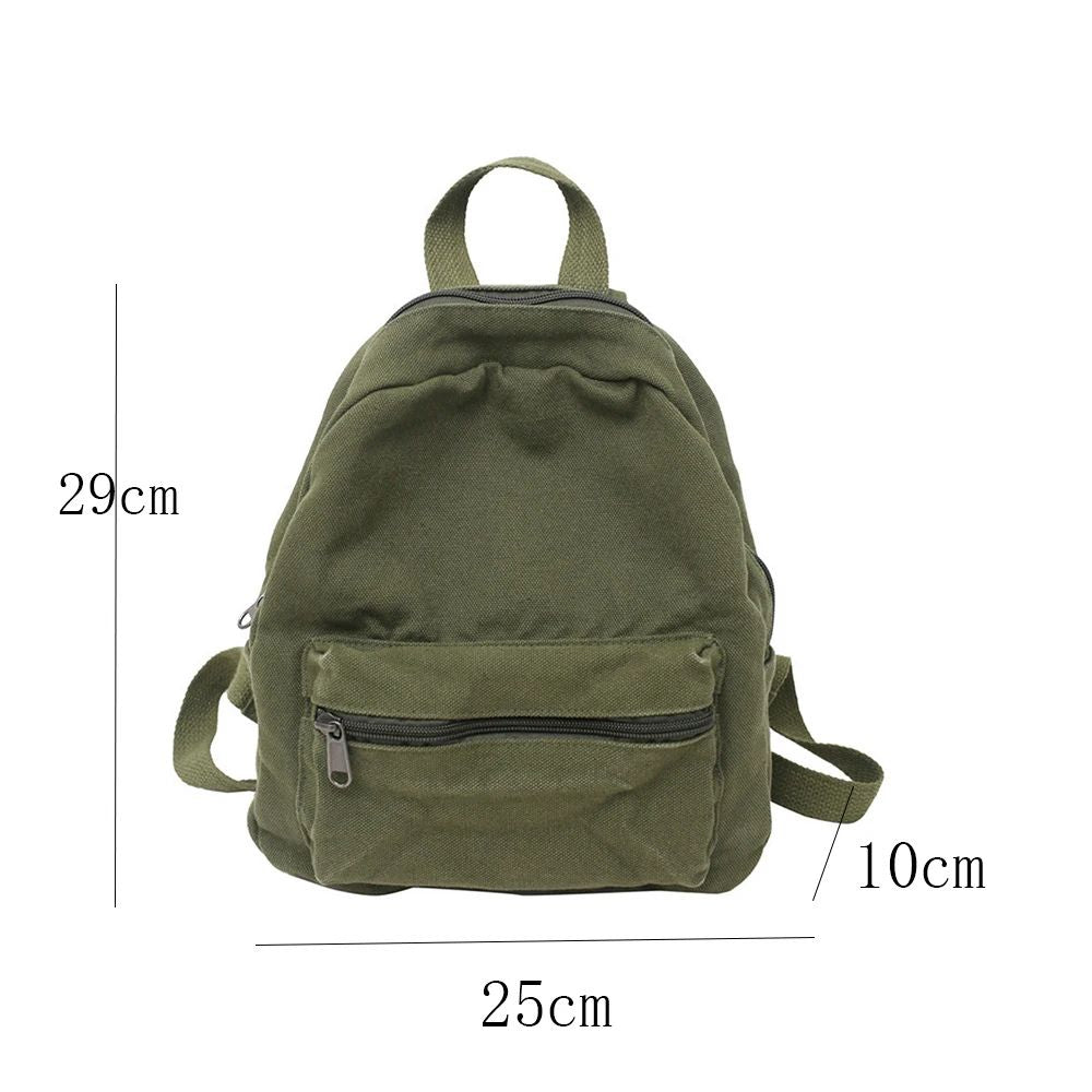 Laura | Women's Mini Canvas Travel Backpack
