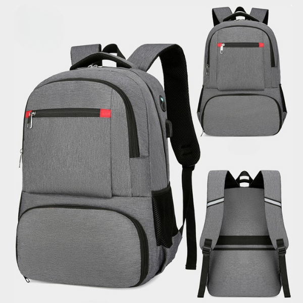 Waterproof Laptop Backpack with USB Spacious Multi Compartment