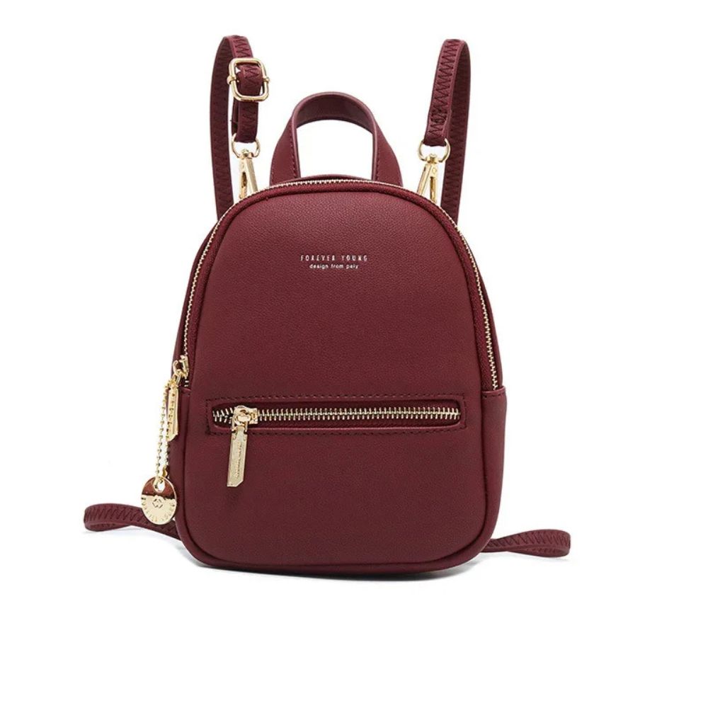 Lily | Women's Mini Faux Leather Backpack