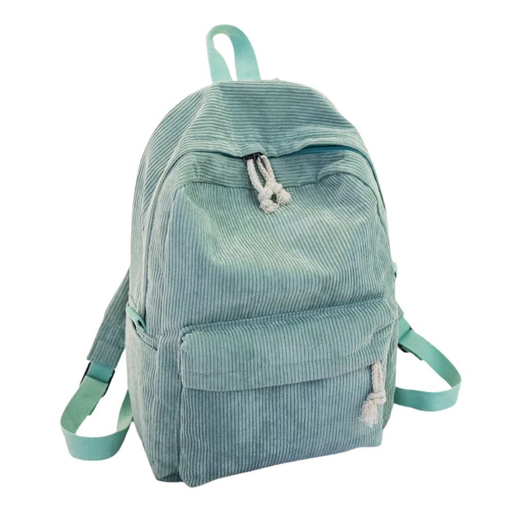Madilyn | Women's Striped Corduroy Laptop Travel Backpack