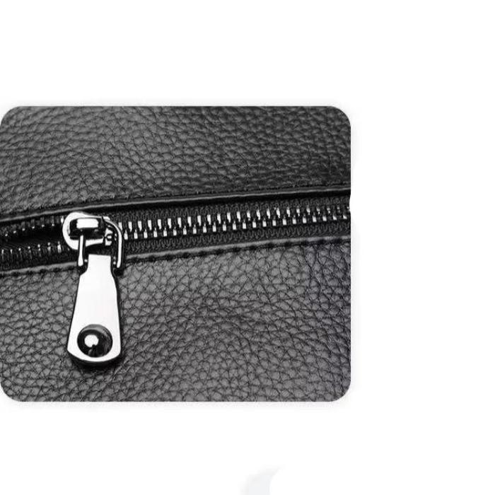 Women's Genuine Leather Flap Travel Backpack