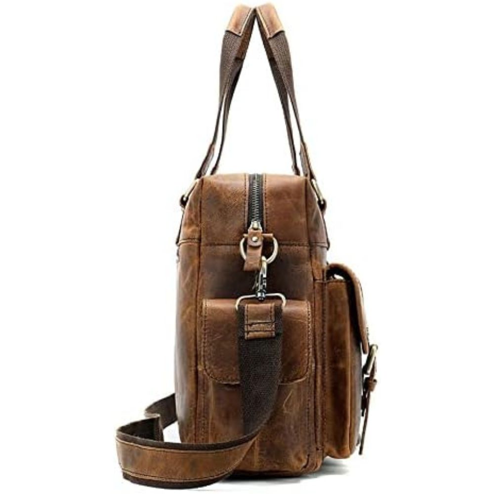 Daniel | Unisex Vintage Leather Travel Messenger Crossbody Bag