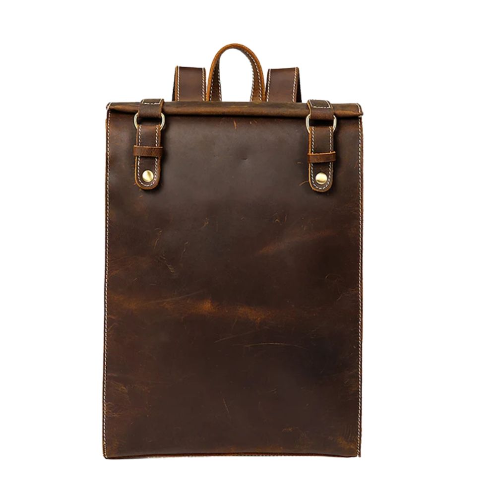 Mason | Men's Vintage Leather Travel Laptop Backpack
