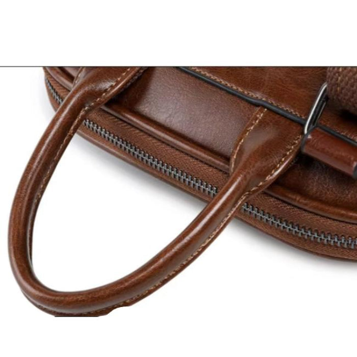 Elise | Women's Convertible Leather Travel Backpack Rucksack