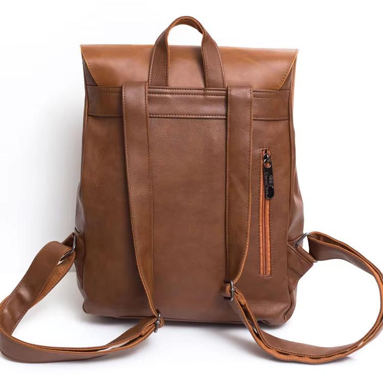 Chloe | Women's Vegan Leather Dual Strap Large Travel Laptop Backpack