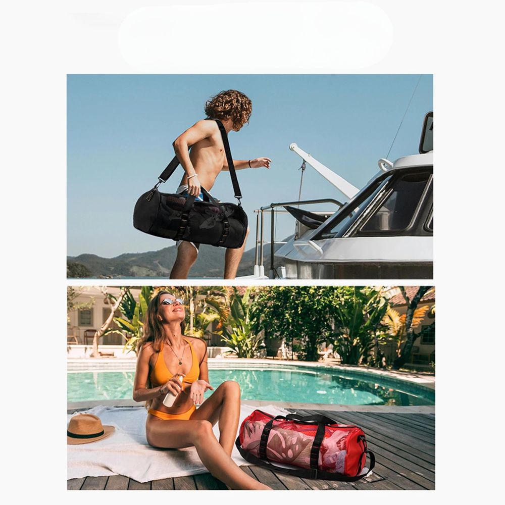 Jovie | Men's Lightweight Mesh Outdoor Gym Duffle Bag