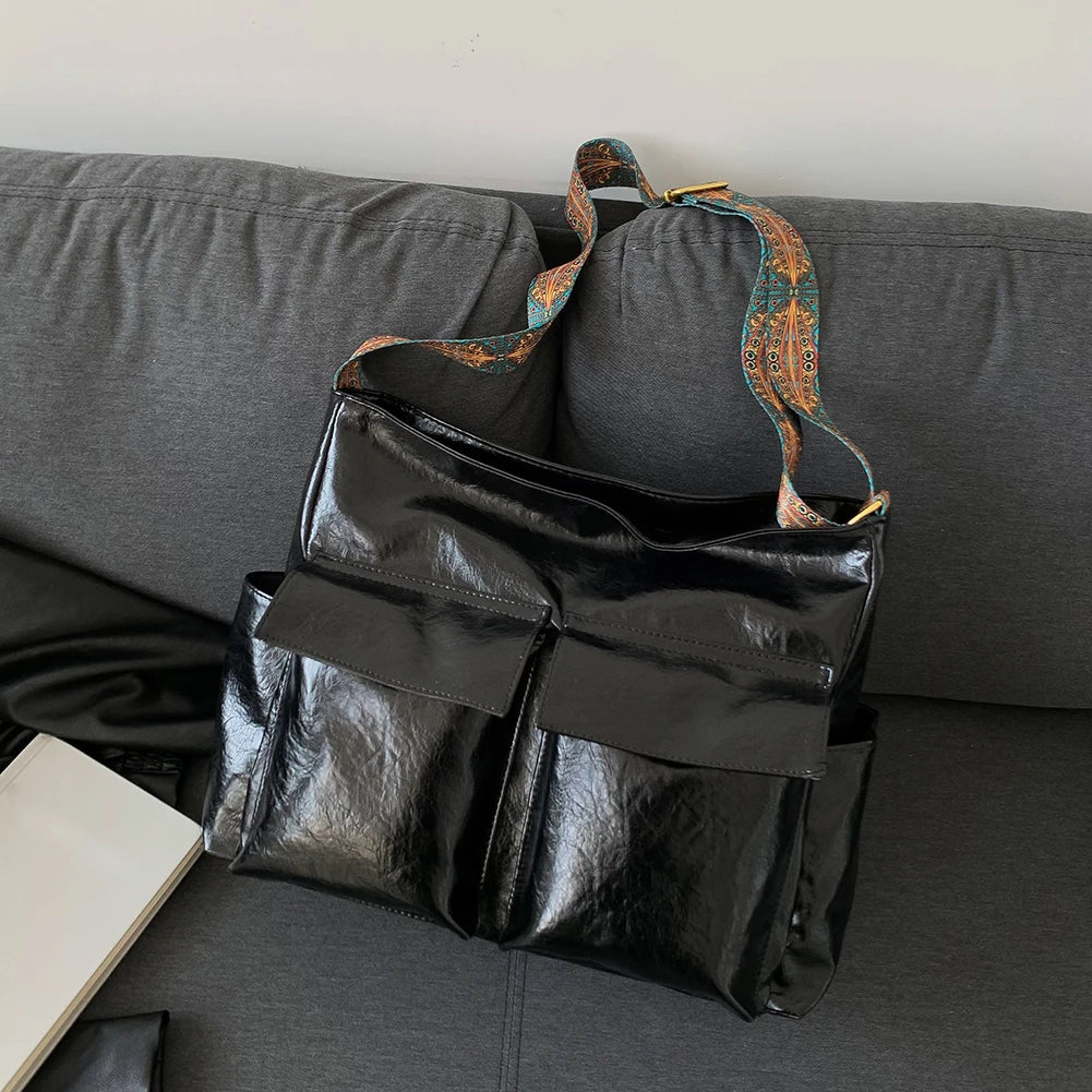 Emma | Women's Retro Multi-Pocket Crossbody Messenger Handbag