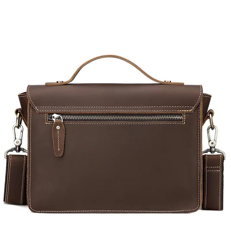 Jamie | Men's Vintage Crazy Horse Leather Crossbody Handbag
