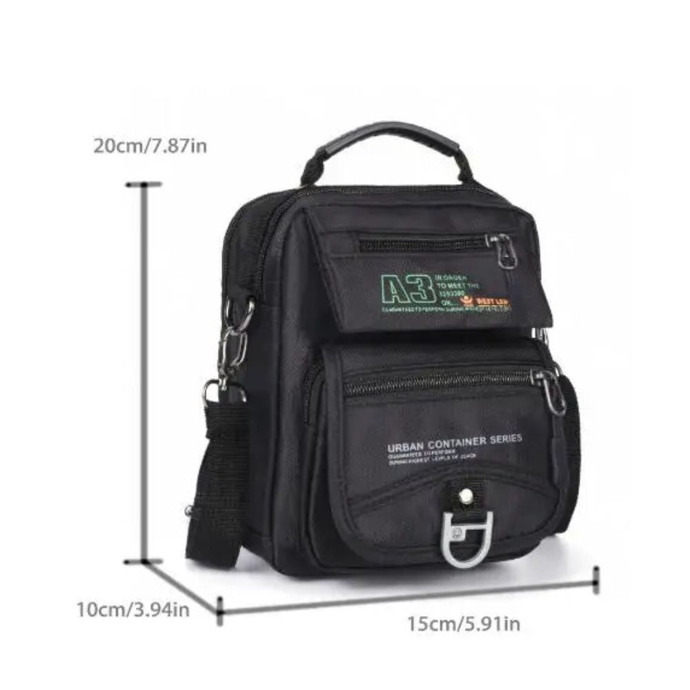 Stevie | Men's Multi-Compartment Waterproof Small Crossbody Bag