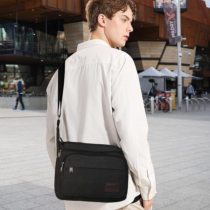 Vince | Women's Multi-Compartment Waterproof Canvas Crossbody Messenger Bag